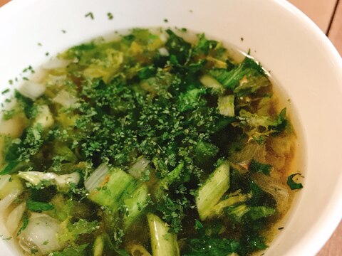 エンダイブのグリーンスープ